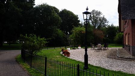 Hekje rondom boerderij in Couwenhoven